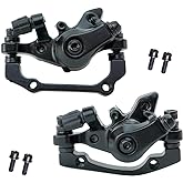 LOOEEL 1 Pair Bike Mechanical Disc Brake,Universal Front and Rear Mechanical Disc Brake Calipers for Mountain Bikes,Folding Bikes,Road Bikes