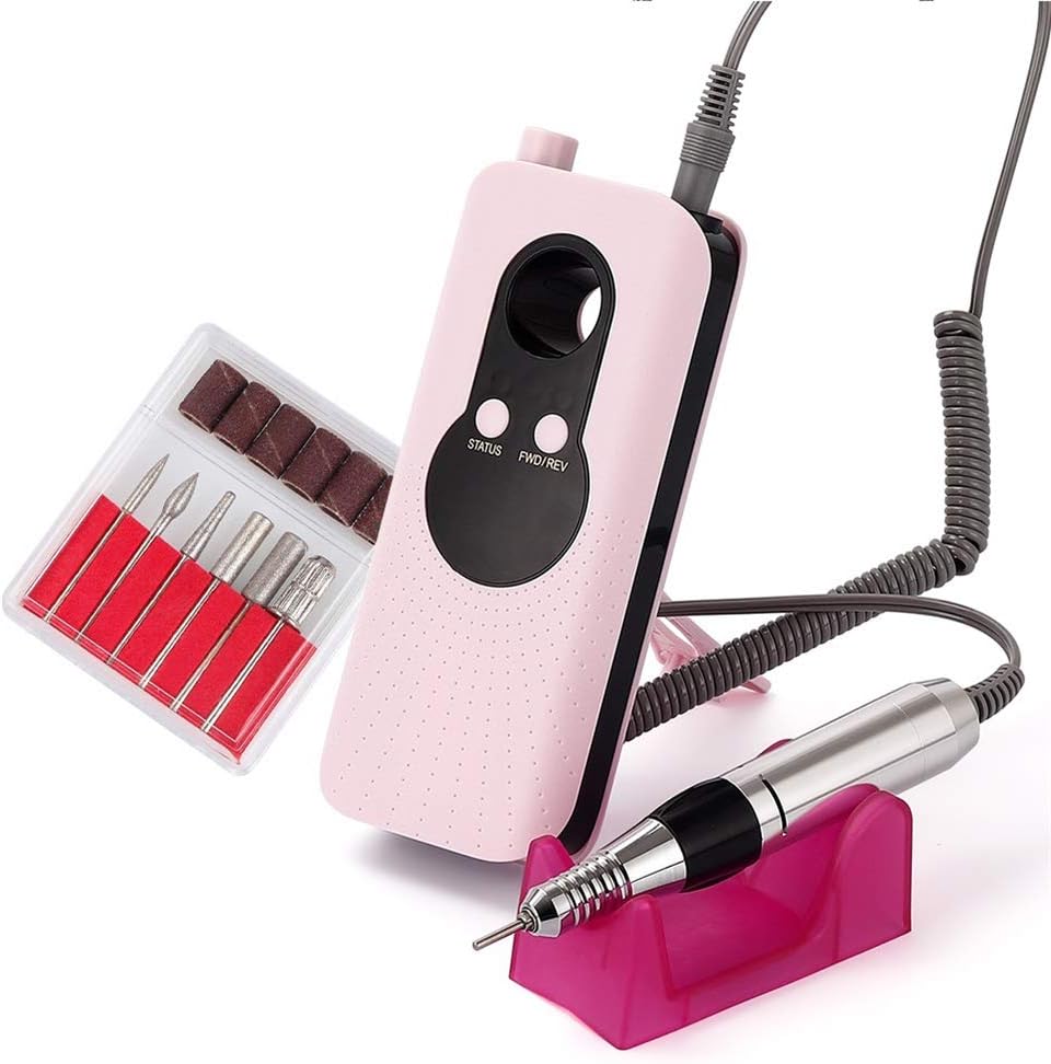 ATDRILL 35000RPM Nail Drill Machine Portable Rechargeable