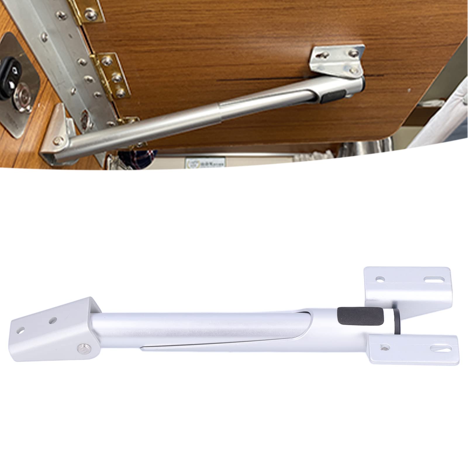 Topyond Folding Shelf Bracket, Folding Wall Shelf Mounted 120KG Loading Aluminium Alloy RV Table Extension Support for Yacht Trailer