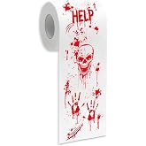 Halloween Bathroom Decorations, Scary Halloween Toilet Papers for Women Men, Bloody Haunted House Decor Bath Room Toilet Paper, Halloween Party Decor Favors Gag Gifts for Friends Coworkers