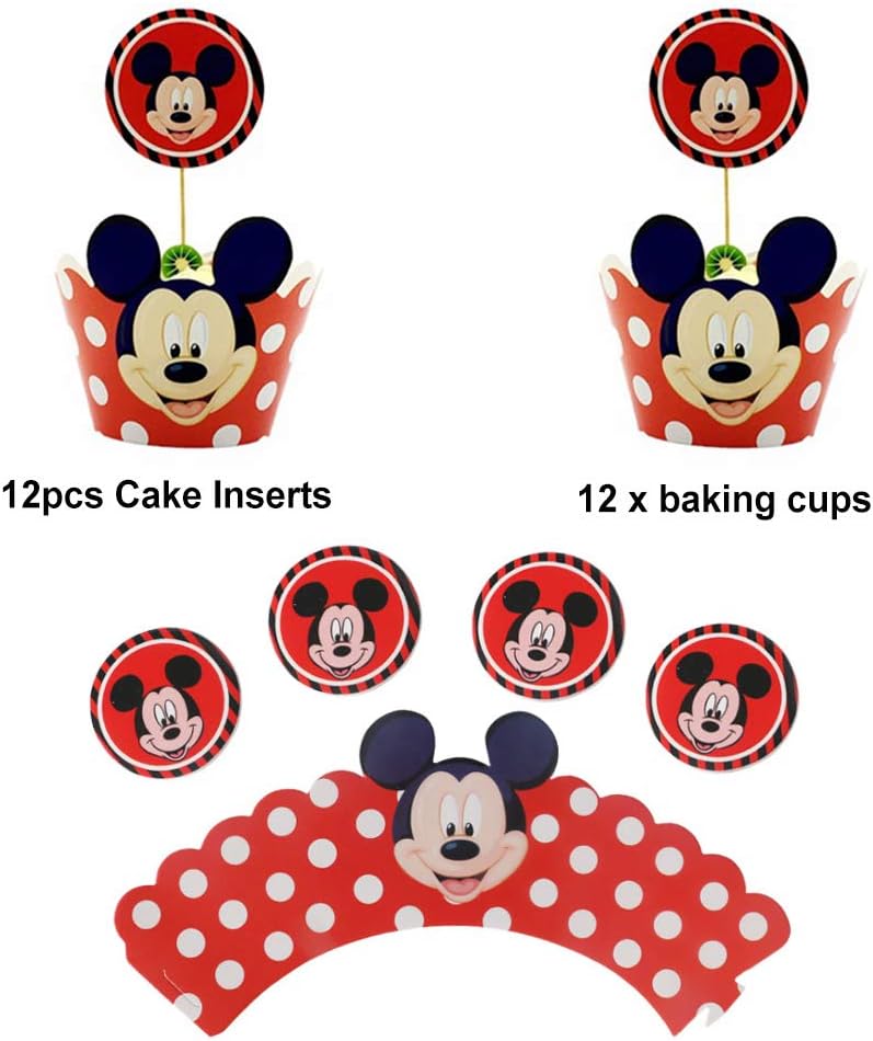 Decorations Et Accessoires De Fetes Mickey Anniversaire Minnie Decoration 54pcs Mickey Et Minnie Party Supplies Rouge Et Noir Ballons Cupcake Topper Minnie Joyeux Anniversaire Banniere Pour Anniversaire Baby Shower Cuisine Et Maison Mansaocatavento Com Br
