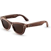 Ray-Ban Meta (Gen 2), Skyler, Shiny Transparent Peach | Smart AI Glasses for Men, Women — 2x Battery Life — 3K Ultra HD — 12 