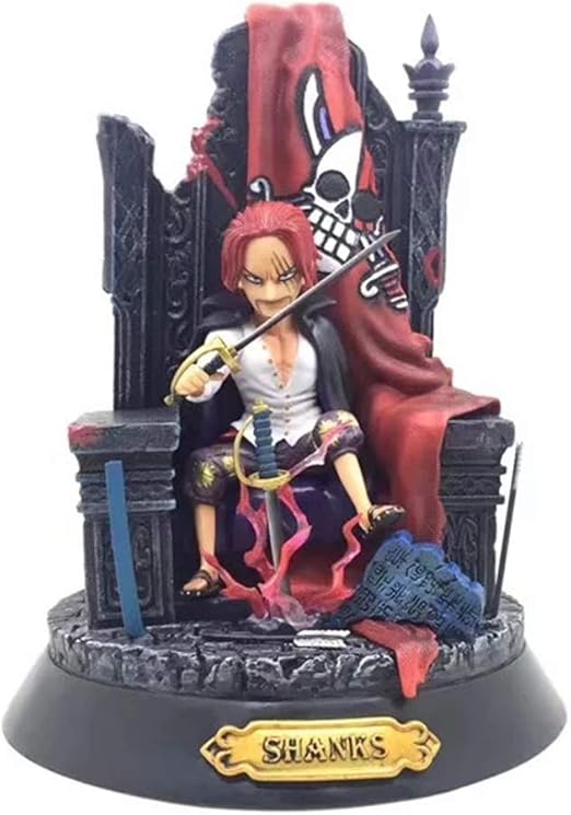 Amazon Co Jp 王座赤髪のシャンク Pvcのおもちゃコレクション像のキャラクターの工芸品 像のおもちゃモデルの装飾 アニメワンピースモデル 23cm Syfo ホーム キッチン