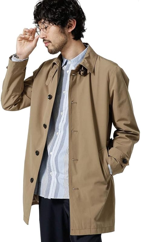 Amazon ナノ ユニバース Nano Universe ｔ ｃクロスステンカラーコート M ベージュ Nano Universe コート ジャケット 通販