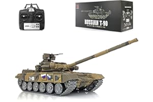 HENG LONG Toucan RC Hobby Henglong 1/16 Scale Customized Russia T90 Rc Tank 3938 360° Turret Metal Wheels
