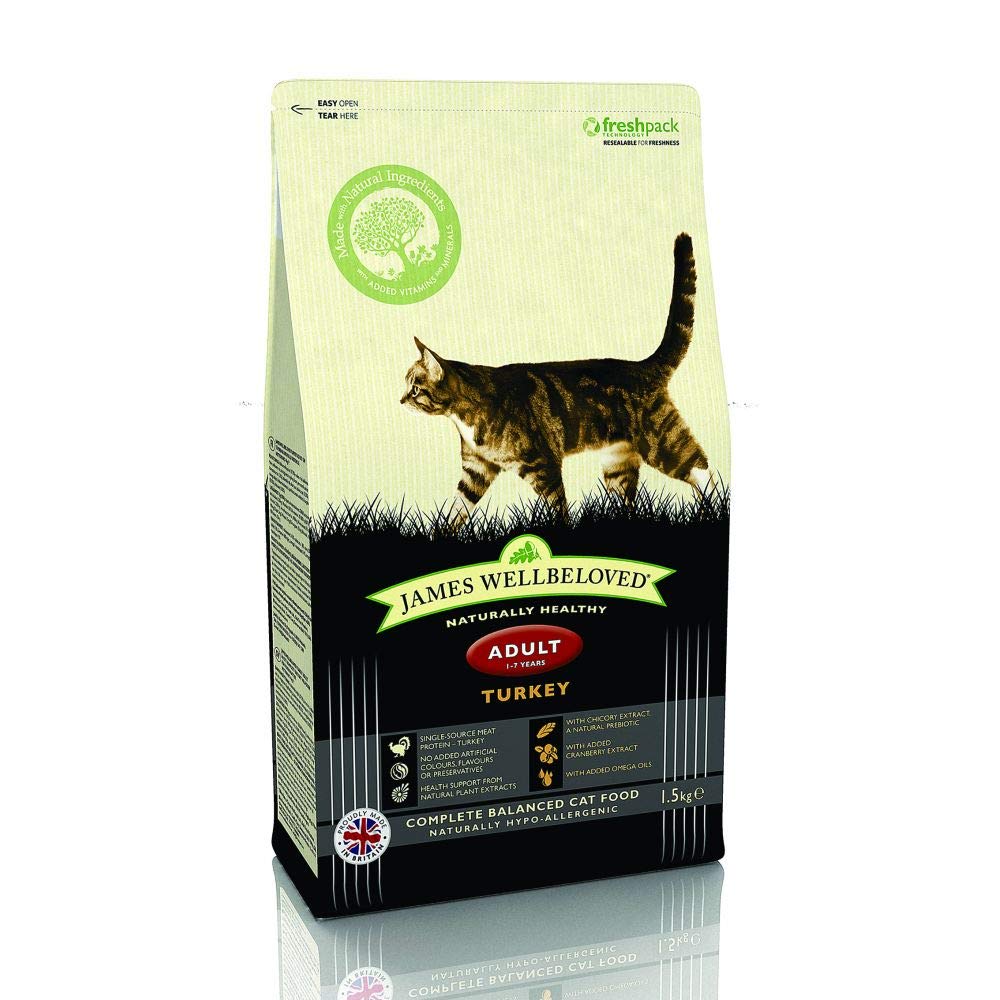 James Wellbeloved Adult Cat Turkey 1.5kg