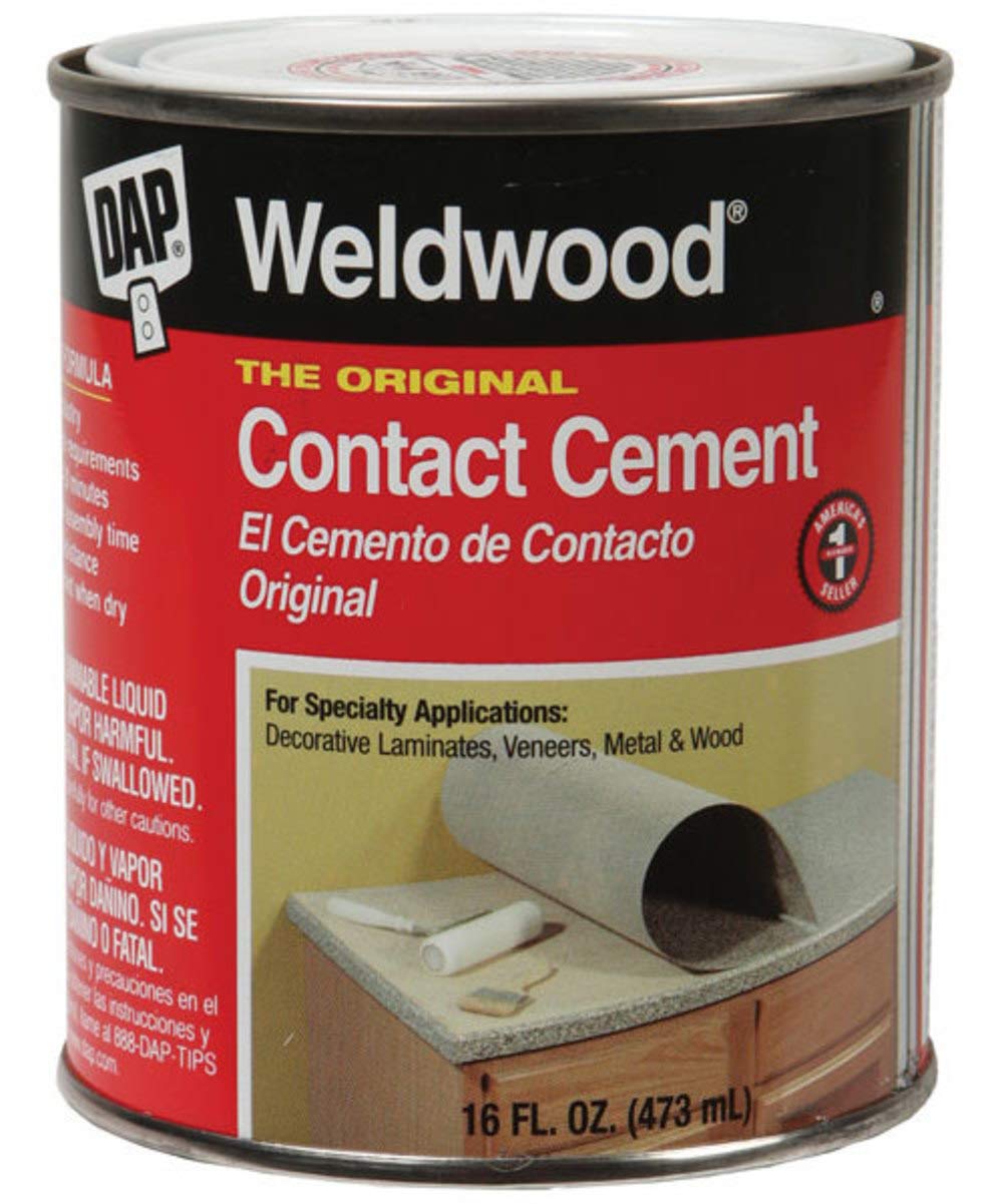 DAP CC20 Weldwood Original Contact Cement, 16 oz Can, Tan