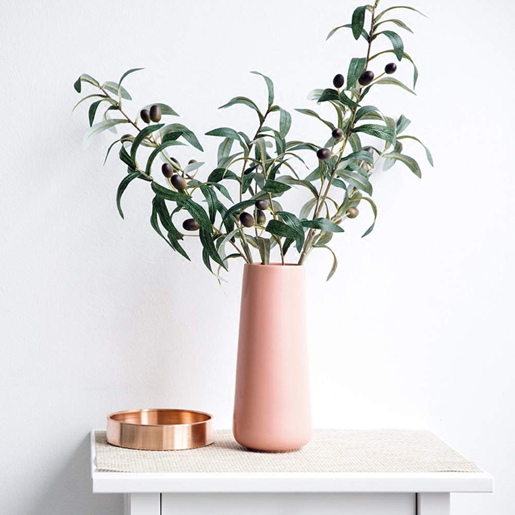 LamicAR1Pc Artificial Olive Branch with Fruits Fake Plant Home,Decor