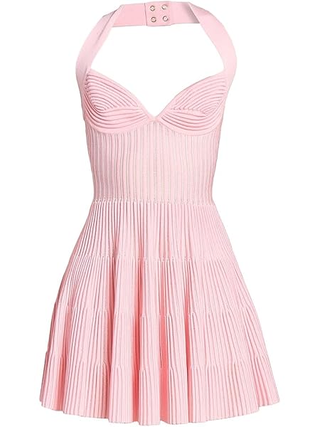 Balmain Halterneck Minidress