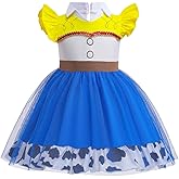 Dressy Daisy Princess Dress Up Clothes Halloween Fancy Party Tulle Skirt Summer Outfit for Baby & Toddler Girls