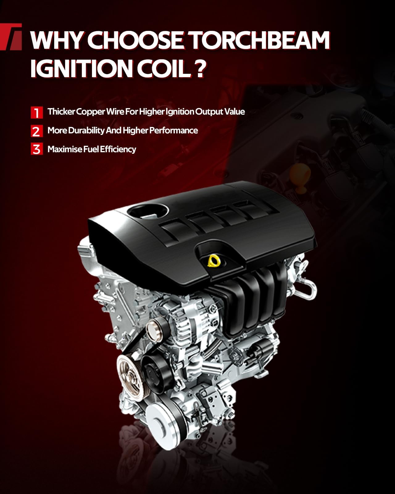 Torchbeam Ignition Coil U1054 Fit for