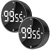 Upgrade Digital Kitchen Timer - 2 Pack Magnetic