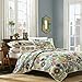 Mi Zone Cozy Quilt Set, Casual Modern Vibrant Color Design All Season Teen Bedding, Coverlet Bedspread, Decorative Pillow, Girls Bedroom Décor, King/Cal King, Tamil Colorful Paisley 4 Piece