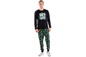 Tipsy Elves Matching Christmas PJs - Classic Lapel Couples Pajama Sets for Men and Women