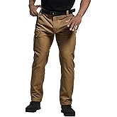 TOPTACPRO Tactical Pants Men's Flex Ripstop Water-Resistant Lightweight Stretch Cargo Trousers for EDC Outdoor Work Hiking