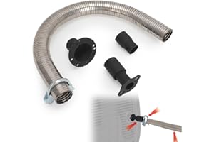 AUTOVIC Generator Exhaust Extension Kit Generator Silencer Kit with 3 Universal Adapters 2 feet Compatible with Portable Gene