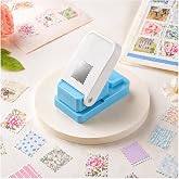 VSREI Postage Stamp Hole Punch, Stamppunches for Paper Crafts, Hole Puncherstamp, Stampshaped Hole Punch, Extra Strong Hole Stanzer for Paper up to 500 G/M&sup2;, Cut Out Stamp Dimensions: 1 X 0.82 Inch