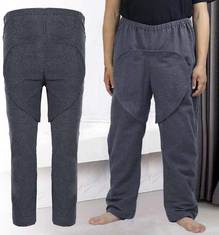 Incontinence Pants, Incontinence Care Trousers with Detachable Crotch Can Enhance The Efficiency of Caring Incontinence People Or Elderly and Prevent Embarrassed Scene (XL): Health & Personal Care