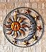 Large Metal Sun Moon Star Wall Art Sculpture Decor for Indoor Outdoor (17