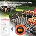 Lumsing Grill Thermometer Wireless Bluetooth Digital Cooking Meat Thermometer With App(iOS/Android), Two Probes