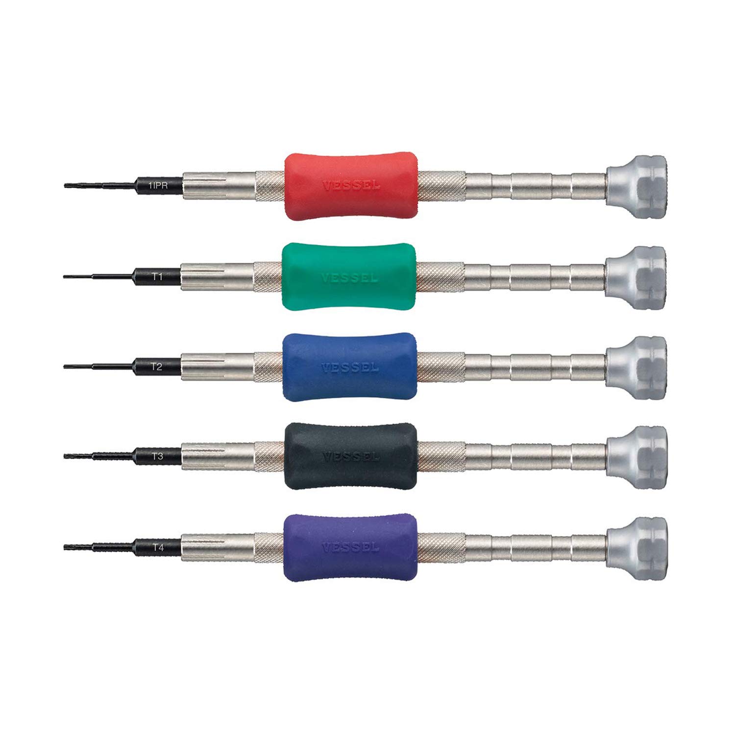 Vessel Set of 5 Precision Torx Plus and Torx Screwdrivers