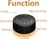 Easysleep White Noise Machine 32 Levels 25 Sounds 5 Timer 4 Brightness view 7