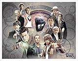 Doctor Who Doctors Collage Sci Fi British TV Television Show Poster Print, Unframed 11x14