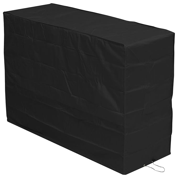 Woodside Black Outdoor Garden Large Barbecue BBQ Cover 1.16m x 1.7m x 0
