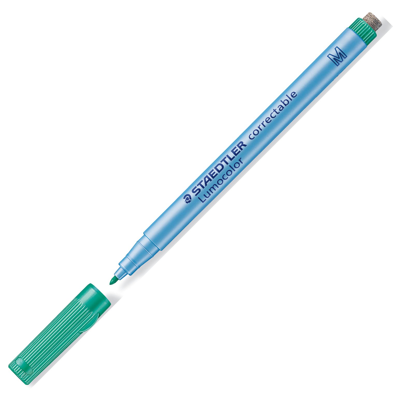 Staedtler 305 M 5 Overhead Projector Film Pen Medium Point, 1.0 mm, Box of 10, Green