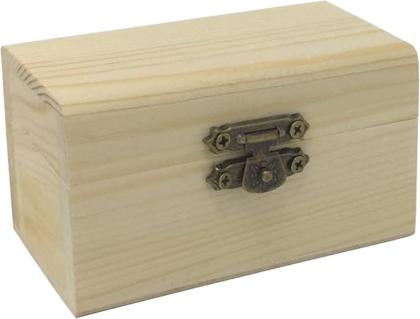 CI Caja Cofre de Madera 9 x 5.5 x 5 cm: Amazon.es: Hogar