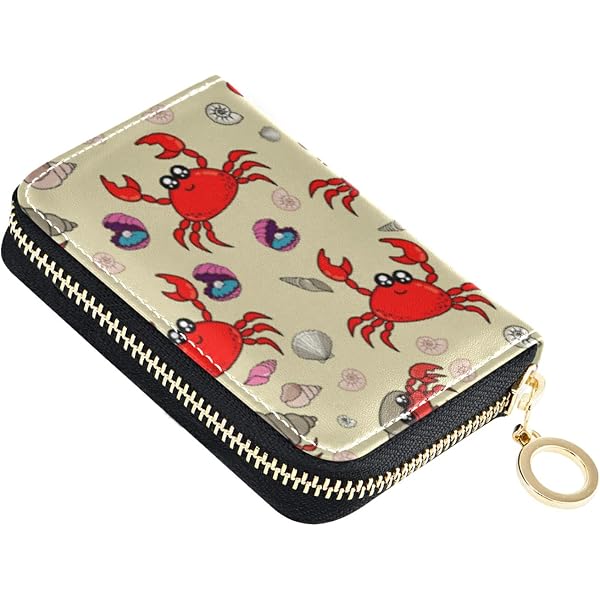 thumbnail image 2 of Cute Lemons Credit Card Wallet - RFID Blocking Card Case With Zipper | Microfiber Leather 2 of 14