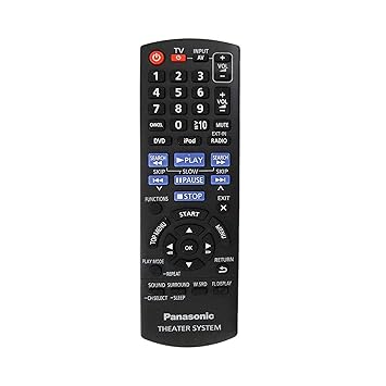 LipiWorld N2QAYB000623 DVD and Home Theater System Remote Control Compatible for Panasonic Home Theater