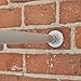 Room/Dividers/Now Heavy Duty Tension Curtain Rod: Adjustable No-Drill Curtain Rod for Windows, Bedrooms and Closets - Sturdy Tension Rod (80-120 Inches, White)