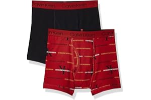 Calvin Klein Boys' 2 Pack Boxer Briefs | Premium Cotton Comfort