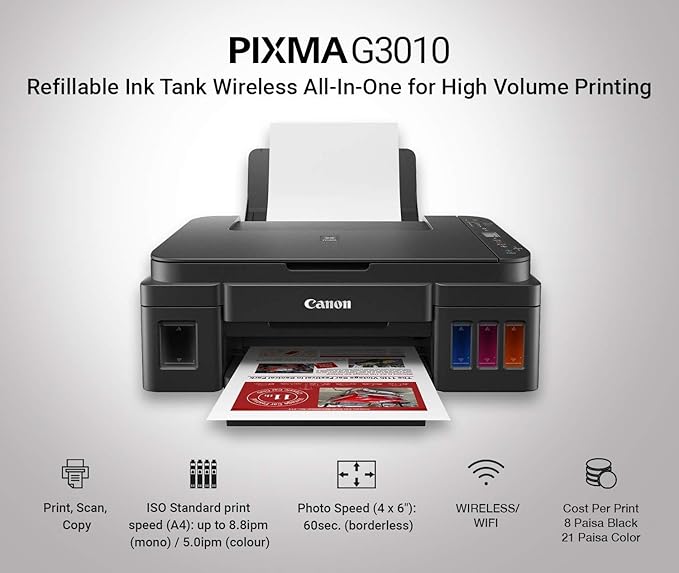 canon g3010 printer price amazon