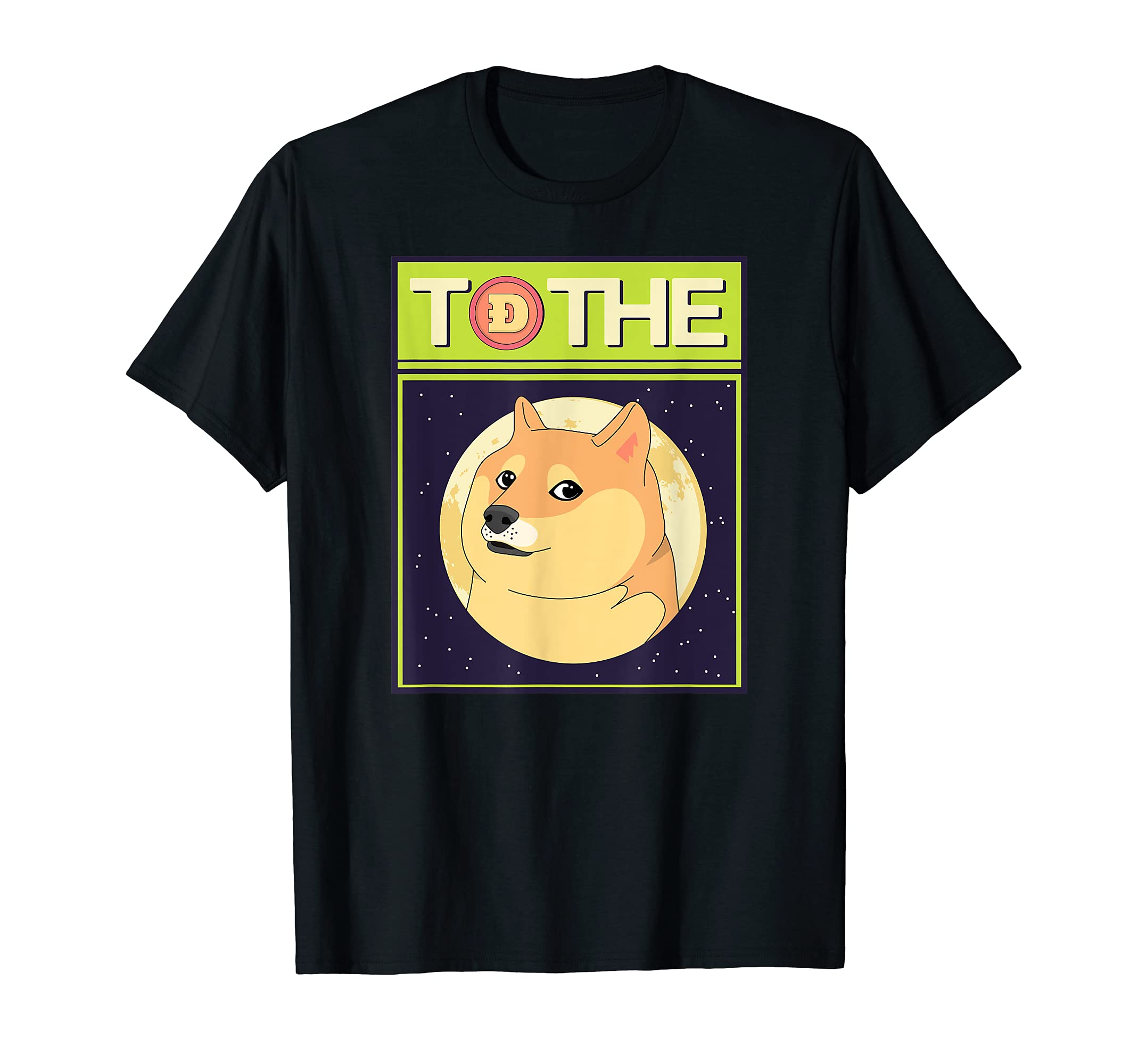 Doge Crypto To Moon Hodling Coin Digital Currency Blockchain T-Shirt