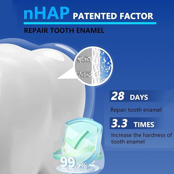 HYDROXYAPATITE TOOTHPASTE,GENTLE MINT AND EFFECTIVE FORMULA FRESH BREATH FOR ENAMEL PROTECTION AND TOOTH STRENGTHENING DAILY USE ORAL HEALTH FOR SENSITIVE TEETH(2 PACK)