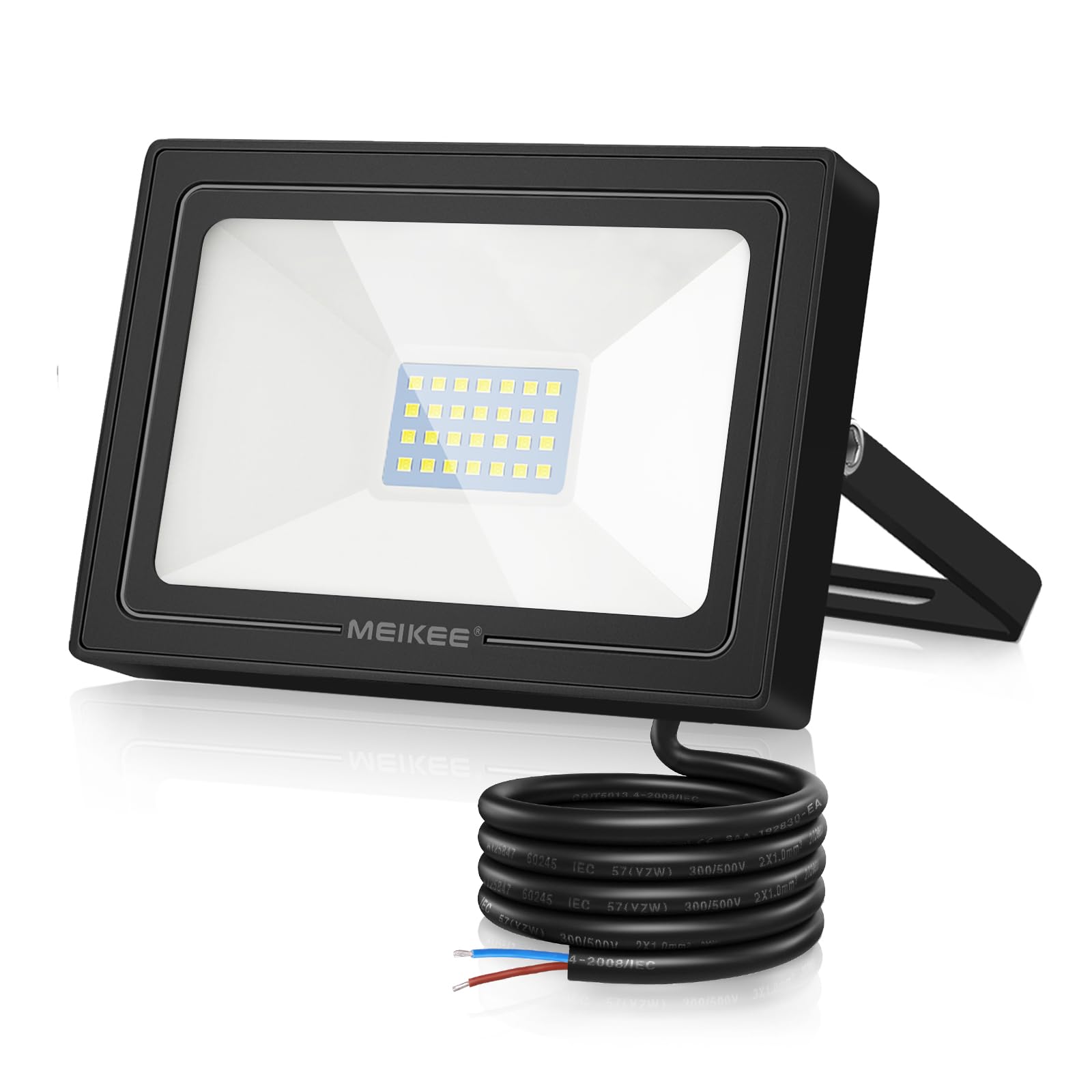 MEIKEE 25W Led Floodlight Outdoor LED Security Light IP66 Waterproof 2100 Lumen Super Bright Spot Lights 6500K Cold White Light for Garden Yard Garages Warehouse Patio Billboard — image 1