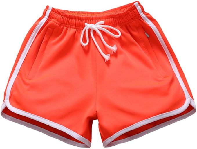 Amazon ランニングショーツ メンズ スポーツショートパンツ レディース ストレッチ ユニセックス ストライプ ポケット付き 調整紐 夏 ショート ハーフパンツ 通販