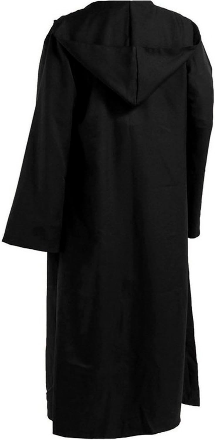 GOLDSTITCH Men Tunic Hooded Robe Cloak Knight Fancy Cool Cosplay Costume: Clothing