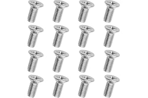 AUCELI 16PCS Stainless Steel Brake Disc Rotor Screws, 93600-06014-0H, Retaining Hardware Bolts Screw Kit for Front and Rear, 