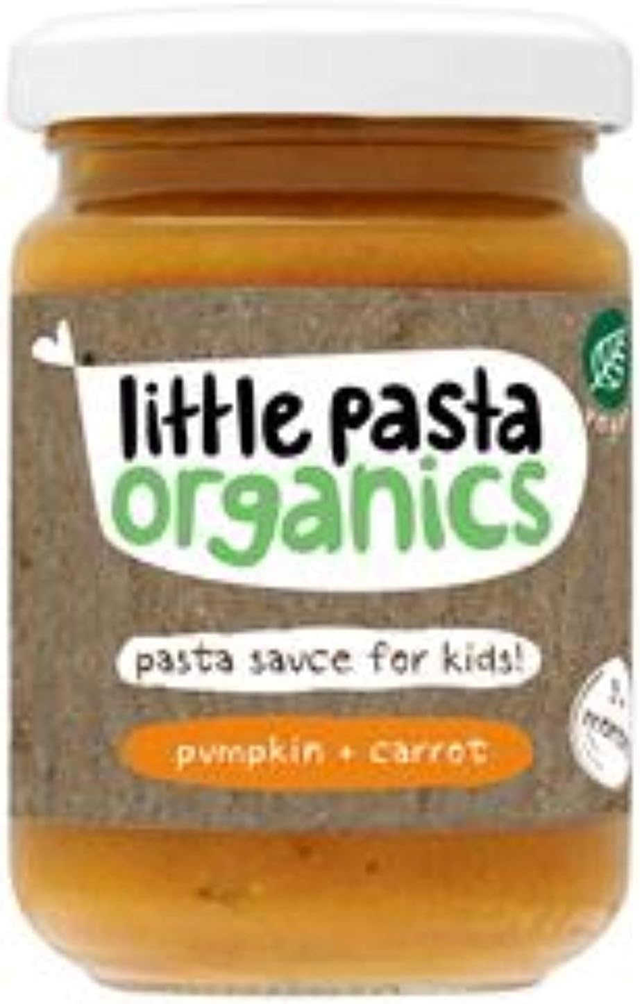 Little Pasta Organics Free From Pumpkin and Carrot Sauce, 130g
