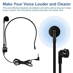 Kinizuxi Hands Free Microphone Headset Mic,Flexible