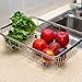 Expandable Dish Drying Rack, Dish Drainer On Counter,Over Sink or In Sink Dishes Holder,Rust Proof Stainless Steel