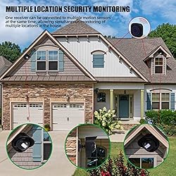 Seanme Upgrade Driveway Alarm Wireless Outside