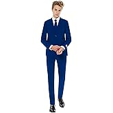 Opposuits Teen Boys Solid Color Party Suit - Prom and Wedding Party Outfit - Including Blazer, Pants and Tie