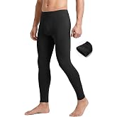 Thermal Underwear for Men - Long Johns Bottom Fleece Lined Base Layer Pants | Men's Warm Leggings for Cold Weather Winter Snow Ski Hiking Running Lounge Casual,Insulated Elastic Soft Thermals Clothing