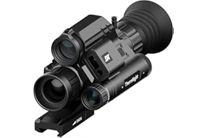 DNT Optics TNC335R ThermNight Thermal & Night Vision Multispectral Scope with Laser Rangefinder and Ballistic Calculator