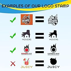 Custom Self-Inking Personalized Logo Stamp Large or