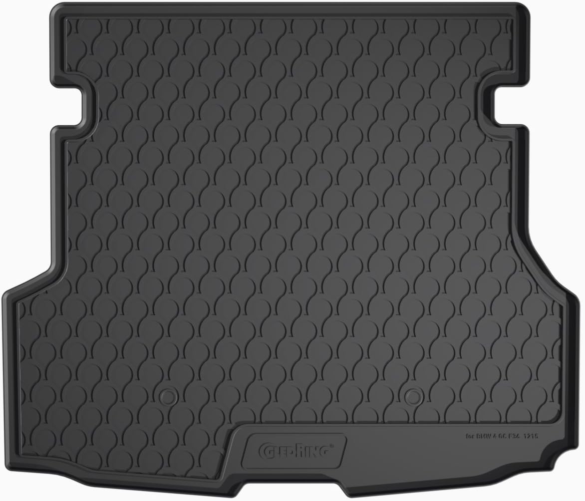 Gledring Rubbasol (Rubber) Trunk mat compatible with BMW 4-Series Gran Coupé F36 2013-2020, Black - Image 5